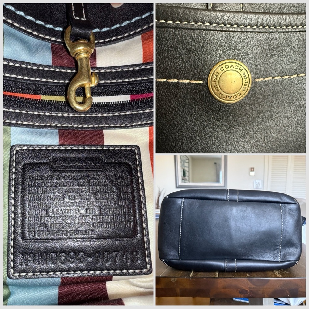 Coach Ergo Legacy 65th Anniversary Shoulder Bag 10743 in Black - Picture 8 of 8